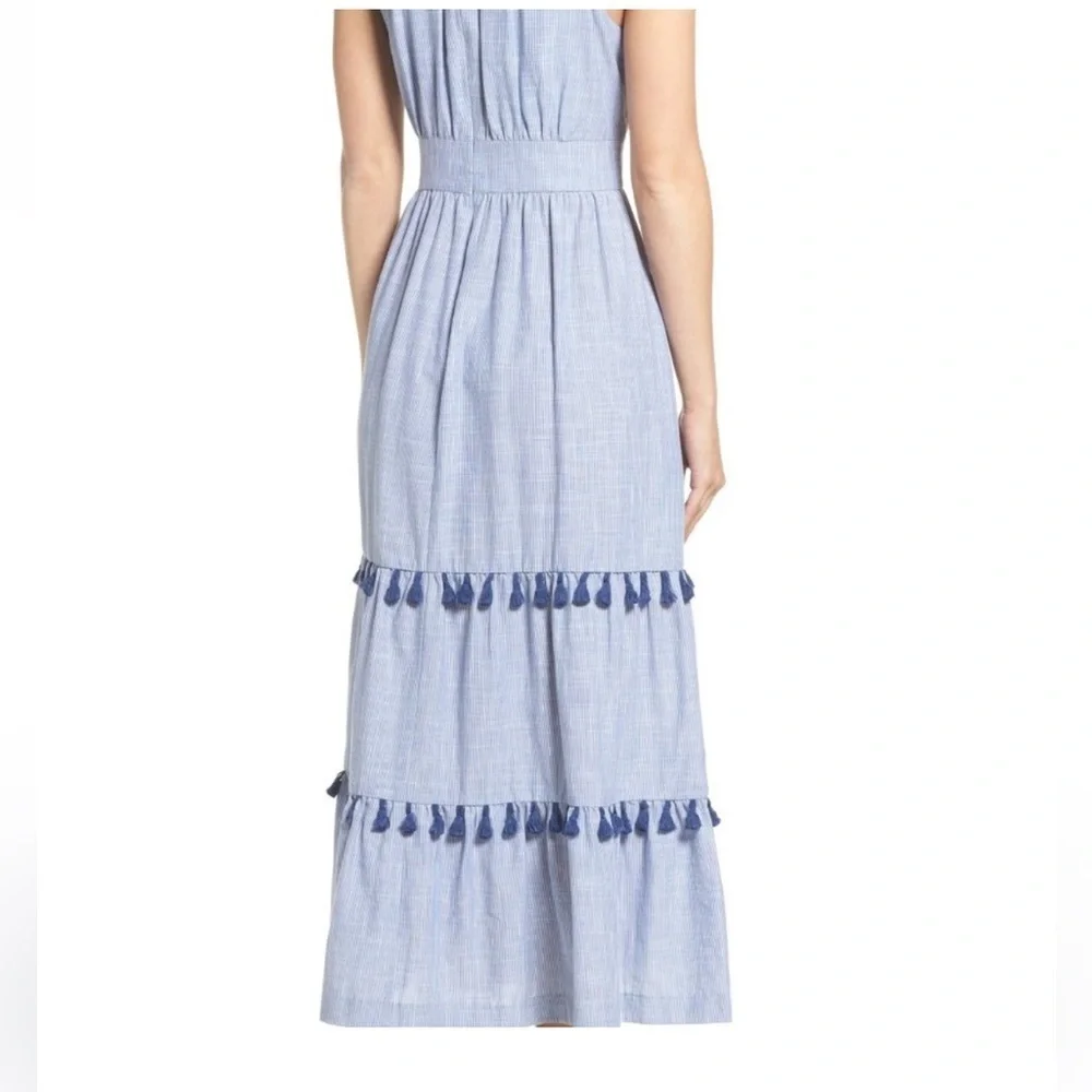 Maggy London Woven Cotton Maxi Dress 2